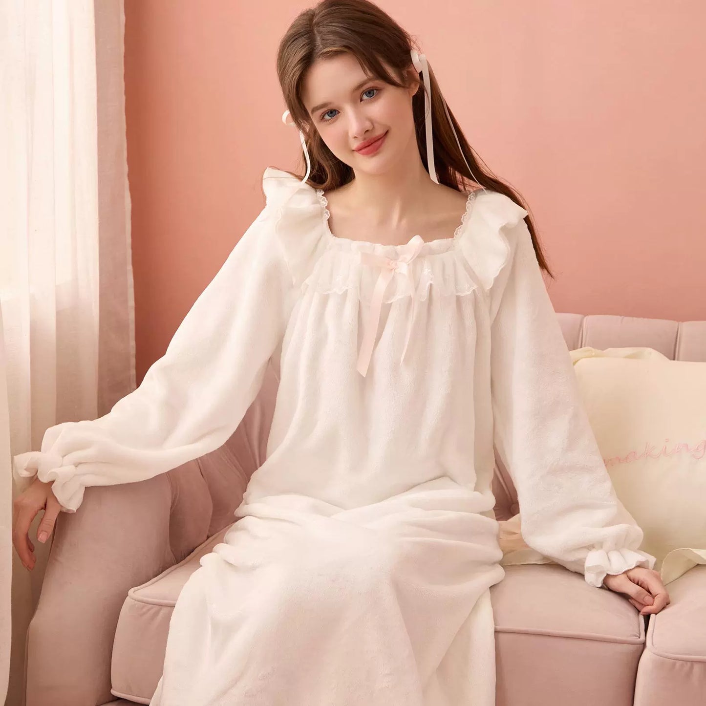 フリースふんわりプリンセスネグリジェ