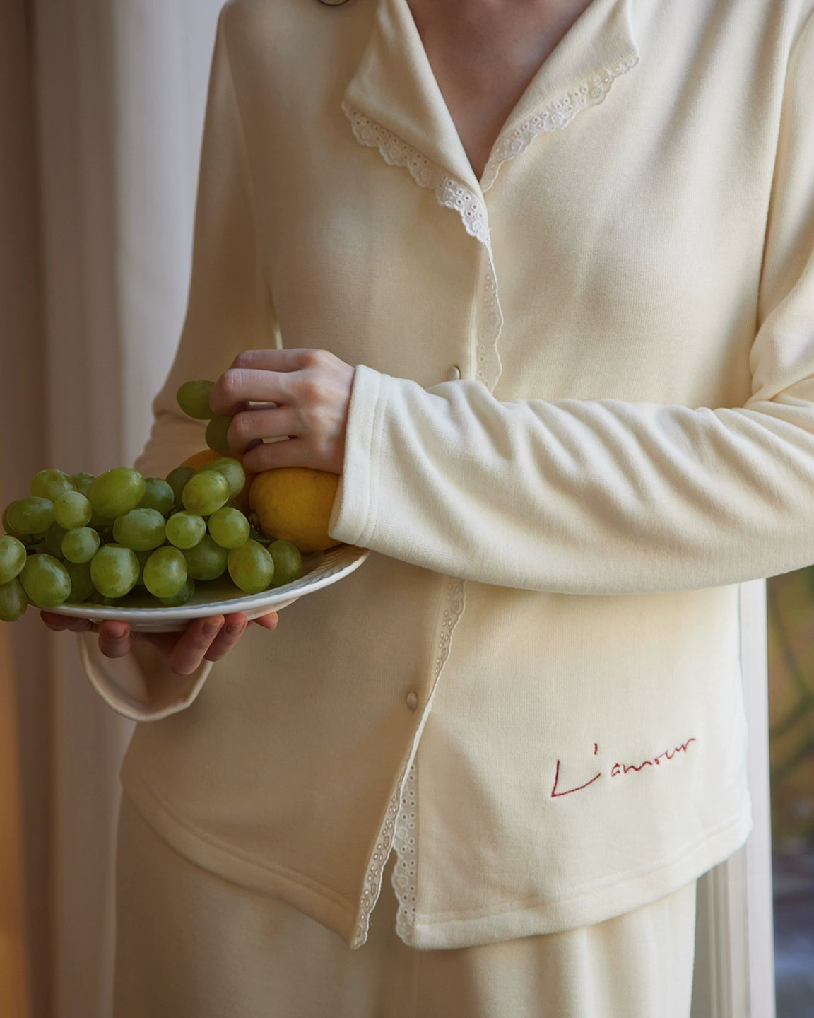 フリース L`AMOURフレンチルームウェア